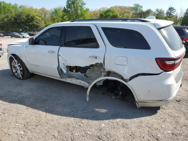 1C4RDJEG1JC386581 - 2018 DODGE DURANGO CITADEL WHITE photo 2