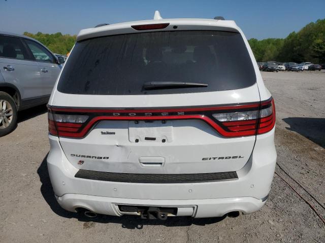 1C4RDJEG1JC386581 - 2018 DODGE DURANGO CITADEL WHITE photo 6