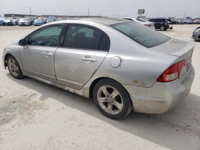 2HGFA16639H326281 - 2009 HONDA CIVIC LX-S SILVER photo 2