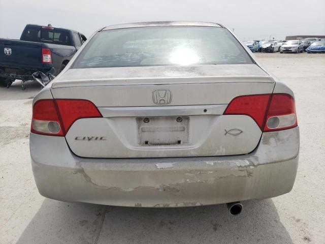 2HGFA16639H326281 - 2009 HONDA CIVIC LX-S SILVER photo 6