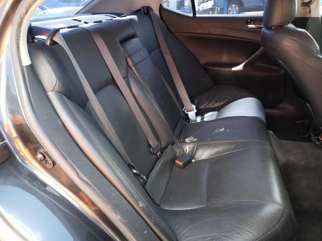 JTHBK262172042200 - 2007 LEXUS IS 250 GRAY photo 10