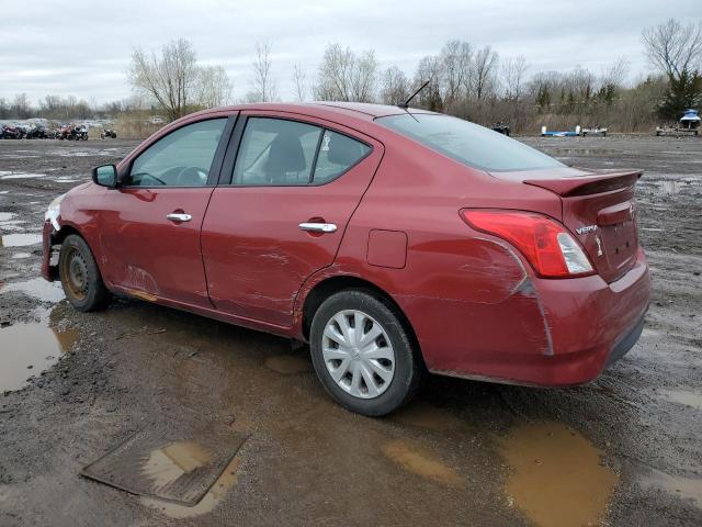 3N1CN7AP6KL877880 - 2019 NISSAN VERSA S RED photo 2