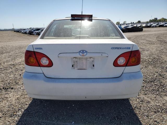 JTDBR32E642021714 - 2004 TOYOTA COROLLA CE WHITE photo 6