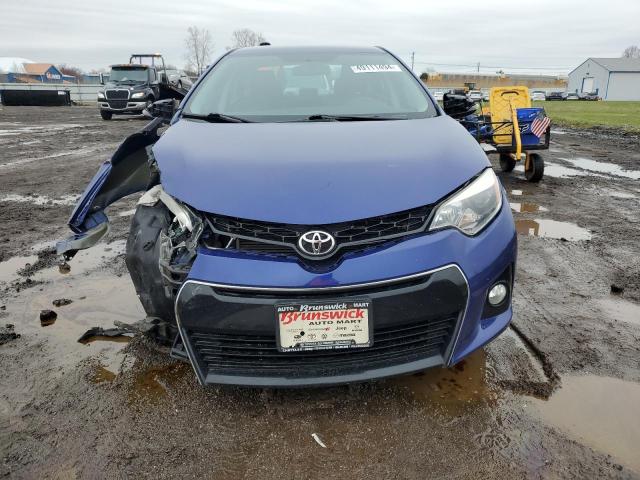 5YFBURHEXGP493980 - 2016 TOYOTA COROLLA L BLUE photo 5