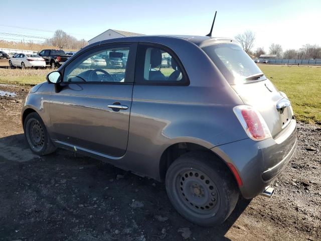 3C3CFFAR4CT383044 - 2012 FIAT 500 POP GRAY photo 2