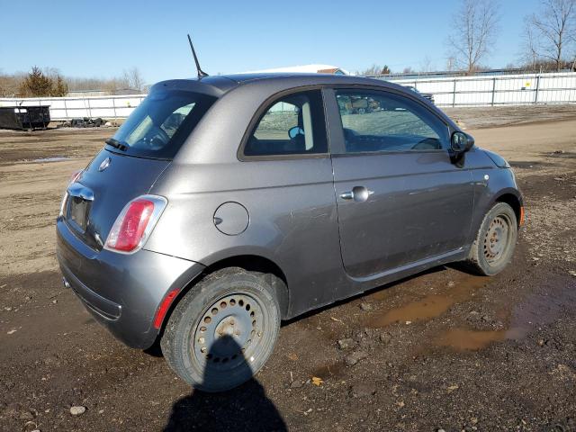 3C3CFFAR4CT383044 - 2012 FIAT 500 POP GRAY photo 3