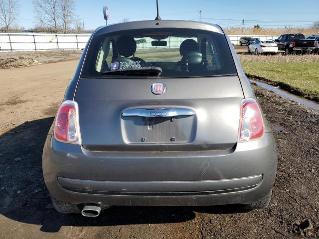 3C3CFFAR4CT383044 - 2012 FIAT 500 POP GRAY photo 6