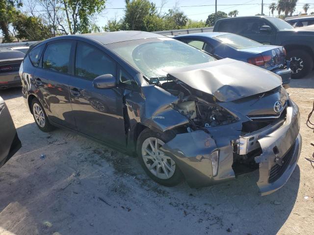 JTDZN3EU1D3206468 - 2013 TOYOTA PRIUS V GRAY photo 4