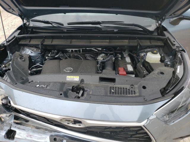 5TDGZRBH8NS207431 - 2022 TOYOTA HIGHLANDER XLE Mavi foto 12