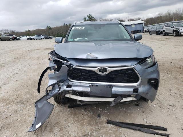 5TDGZRBH8NS207431 - 2022 TOYOTA HIGHLANDER XLE Mavi foto 5