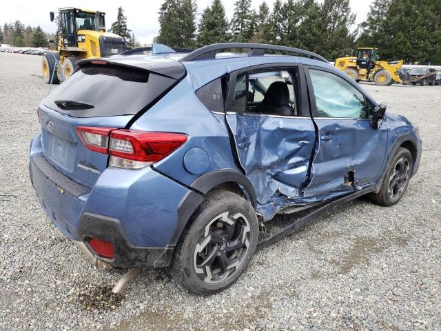 JF2GTHNC3MH369483 - 2021 SUBARU CROSSTREK LIMITED BLUE photo 3