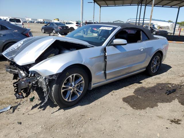 1ZVBP8EM7E5245576 - 2014 FORD MUSTANG SILVER photo 1