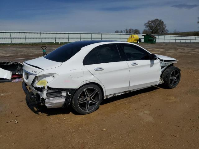 55SWF6EB7GU114643 - 2016 MERCEDES-BENZ C 450 4MATIC AMG WHITE photo 3