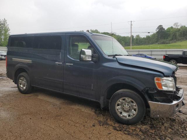 5BZAF0AA9DN202788 - 2013 NISSAN NV 3500 S BLUE photo 4