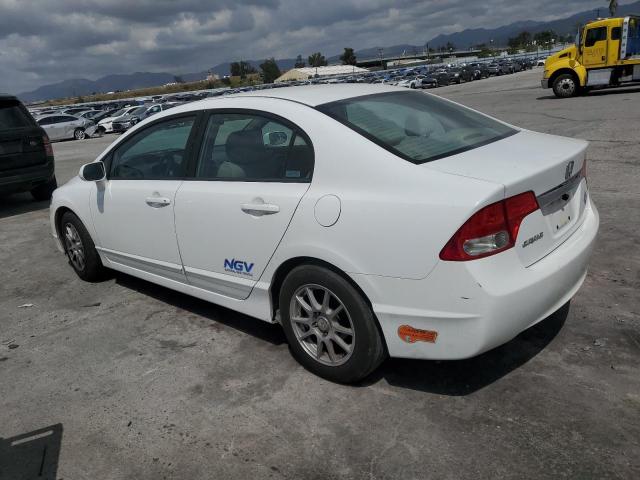 19XFA4F54AE000660 - 2010 HONDA CIVIC GX WHITE photo 2