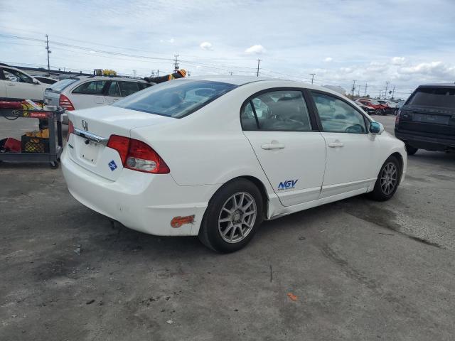 19XFA4F54AE000660 - 2010 HONDA CIVIC GX WHITE photo 3