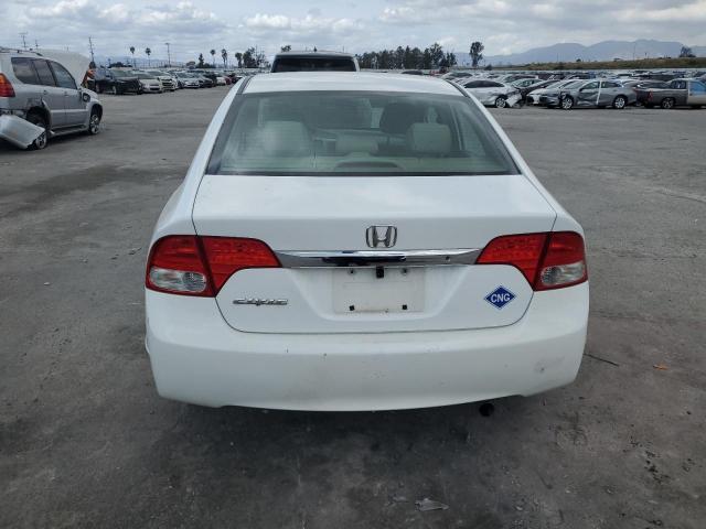 19XFA4F54AE000660 - 2010 HONDA CIVIC GX WHITE photo 6