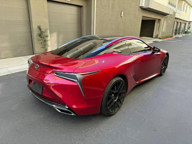 JTHHP5AY4JA003705 - 2018 LEXUS LC 500 RED photo 4