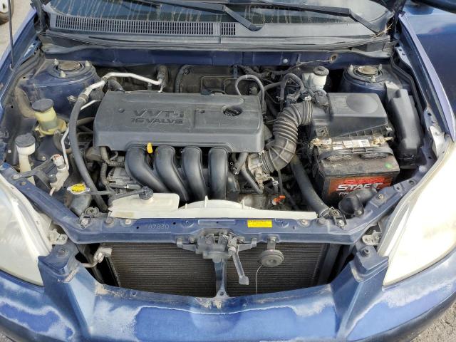 2T1KR32E27C683327 - 2007 TOYOTA COROLLA MA XR BLUE photo 11