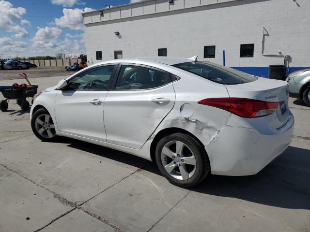 5NPDH4AE3CH063080 - 2012 HYUNDAI ELANTRA GLS WHITE photo 2