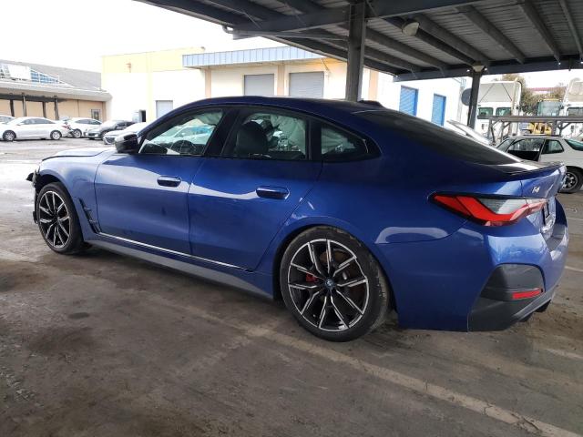 WBY73AW07PFR45505 - 2023 BMW I4 EDRIVE 40 BLUE photo 2