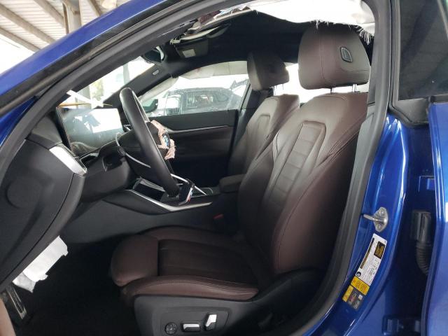 WBY73AW07PFR45505 - 2023 BMW I4 EDRIVE 40 BLUE photo 7