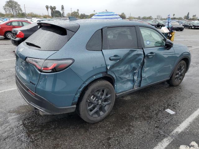 3CZRZ1H56RM753698 - 2024 HONDA HR-V SPORT BLUE photo 3