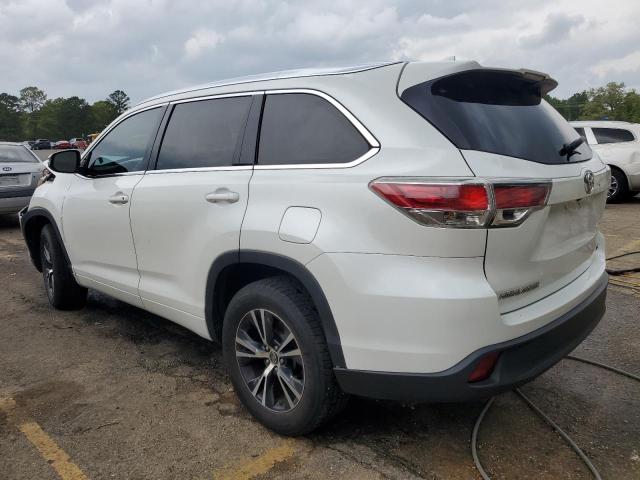 5TDKKRFH4GS162824 - 2016 TOYOTA HIGHLANDER XLE WHITE photo 2