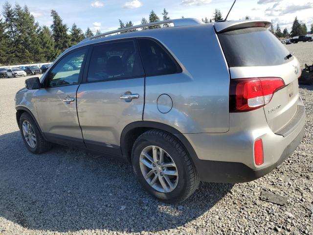 5XYKT3A68EG442241 - 2014 KIA SORENTO LX SILVER photo 2