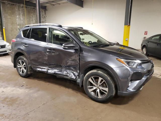 JTMRFREV6JD257852 - 2018 TOYOTA RAV4 ADVENTURE GRAY photo 4