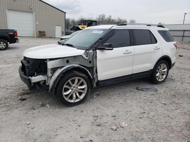 1FM5K7D83DGB18089 - 2013 FORD EXPLORER XLT WHITE photo 1