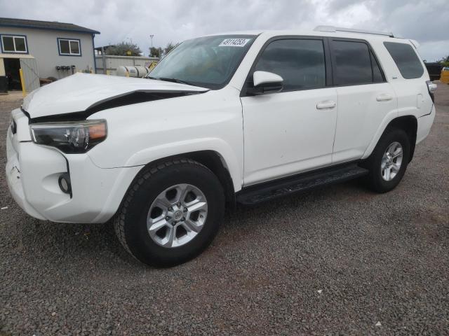 JTEZU5JR4E5074601 - 2014 TOYOTA 4RUNNER SR5 WHITE photo 1