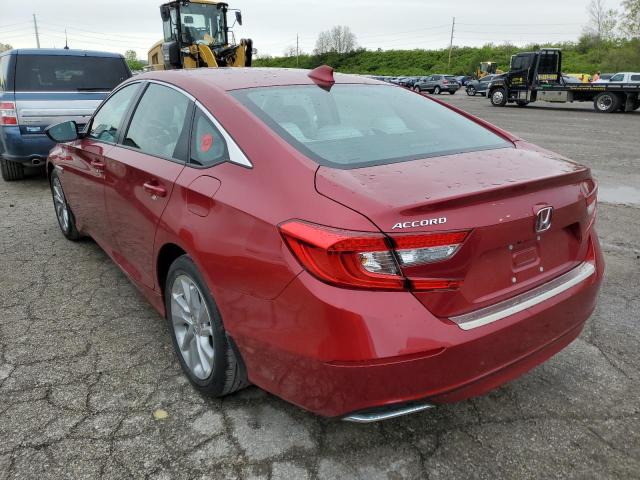 1HGCV1F10LA090657 - 2020 HONDA ACCORD LX MAROON photo 2