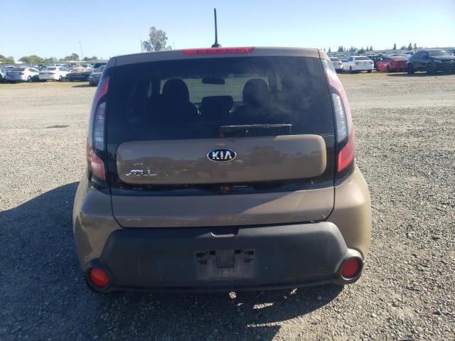 KNDJP3A54E7006491 - 2014 KIA SOUL + BROWN photo 6