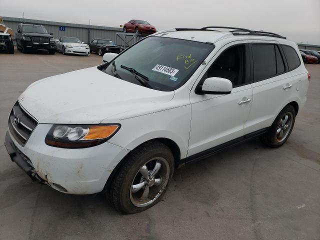 5NMSH13E17H128739 - 2007 HYUNDAI SANTA FE SE WHITE photo 1