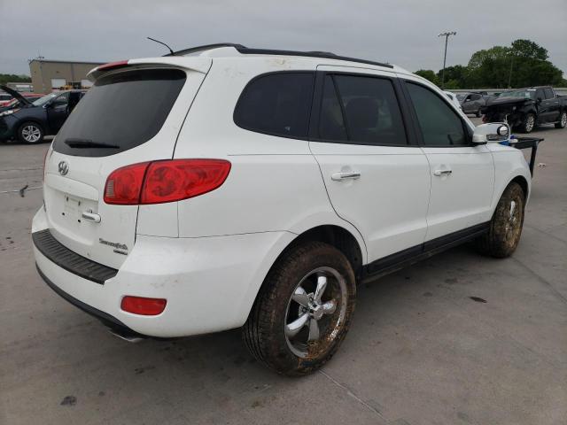 5NMSH13E17H128739 - 2007 HYUNDAI SANTA FE SE WHITE photo 3