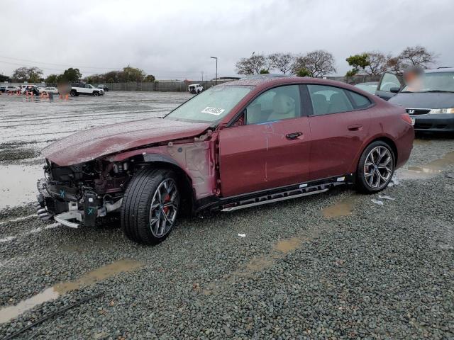 WBY73AW05RFS90523 - 2024 BMW I4 EDRIVE 40 RED photo 1