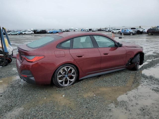 WBY73AW05RFS90523 - 2024 BMW I4 EDRIVE 40 RED photo 3