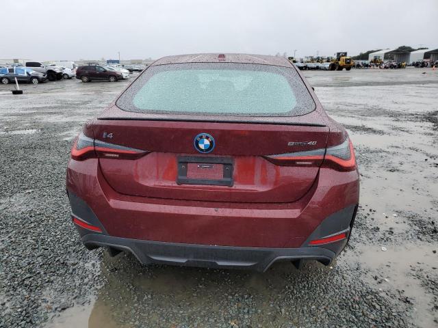 WBY73AW05RFS90523 - 2024 BMW I4 EDRIVE 40 RED photo 6