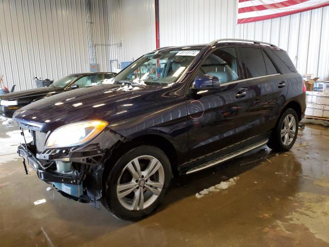 4JGDA5HB2DA167795 - 2013 MERCEDES-BENZ ML 350 4MATIC BLUE photo 1