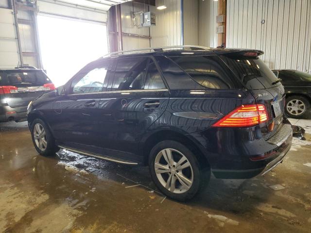 4JGDA5HB2DA167795 - 2013 MERCEDES-BENZ ML 350 4MATIC BLUE photo 2