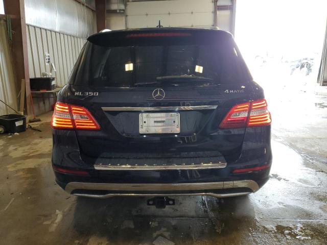 4JGDA5HB2DA167795 - 2013 MERCEDES-BENZ ML 350 4MATIC BLUE photo 6