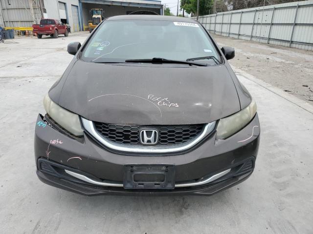 2HGFB2F58DH514121 - 2013 HONDA CIVIC LX GRAY photo 5