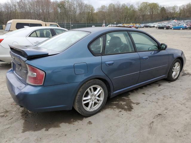 4S3BL626157228902 - 2005 SUBARU LEGACY 2.5I LIMITED BLUE photo 3