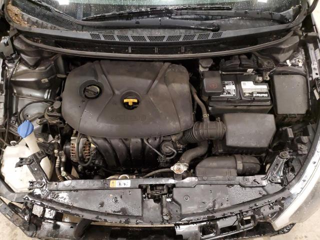 KNAFK5A86G5605558 - 2016 KIA FORTE LX GRAY photo 11