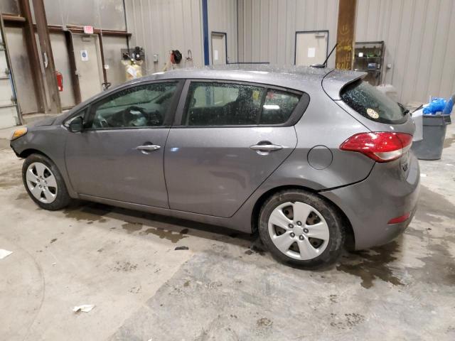 KNAFK5A86G5605558 - 2016 KIA FORTE LX GRAY photo 2