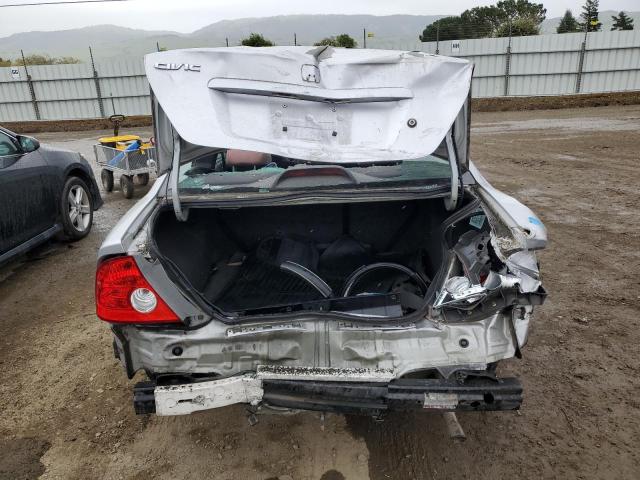 1HGEM22524L084195 - 2004 HONDA CIVIC LX SILVER photo 6