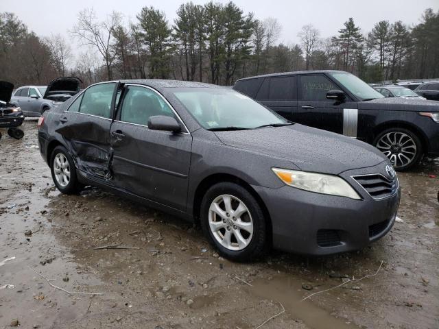 4T4BF3EKXBR141593 - 2011 TOYOTA CAMRY BASE GRAY photo 4