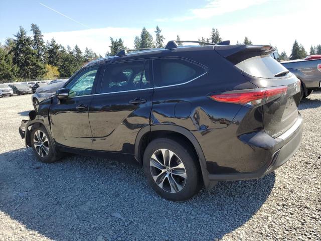 5TDGZRBH3LS038755 - 2020 TOYOTA HIGHLANDER XLE BLACK photo 2