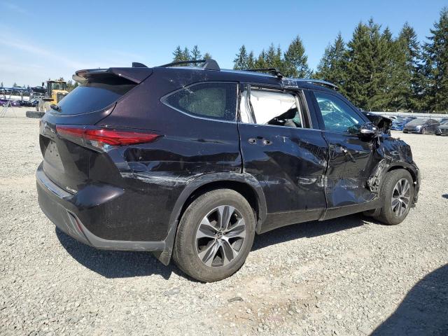 5TDGZRBH3LS038755 - 2020 TOYOTA HIGHLANDER XLE BLACK photo 3